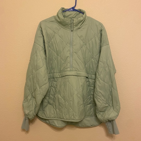 Old Navy Active Medium Bubble Jacket Sea Green - Picture 1 of 8